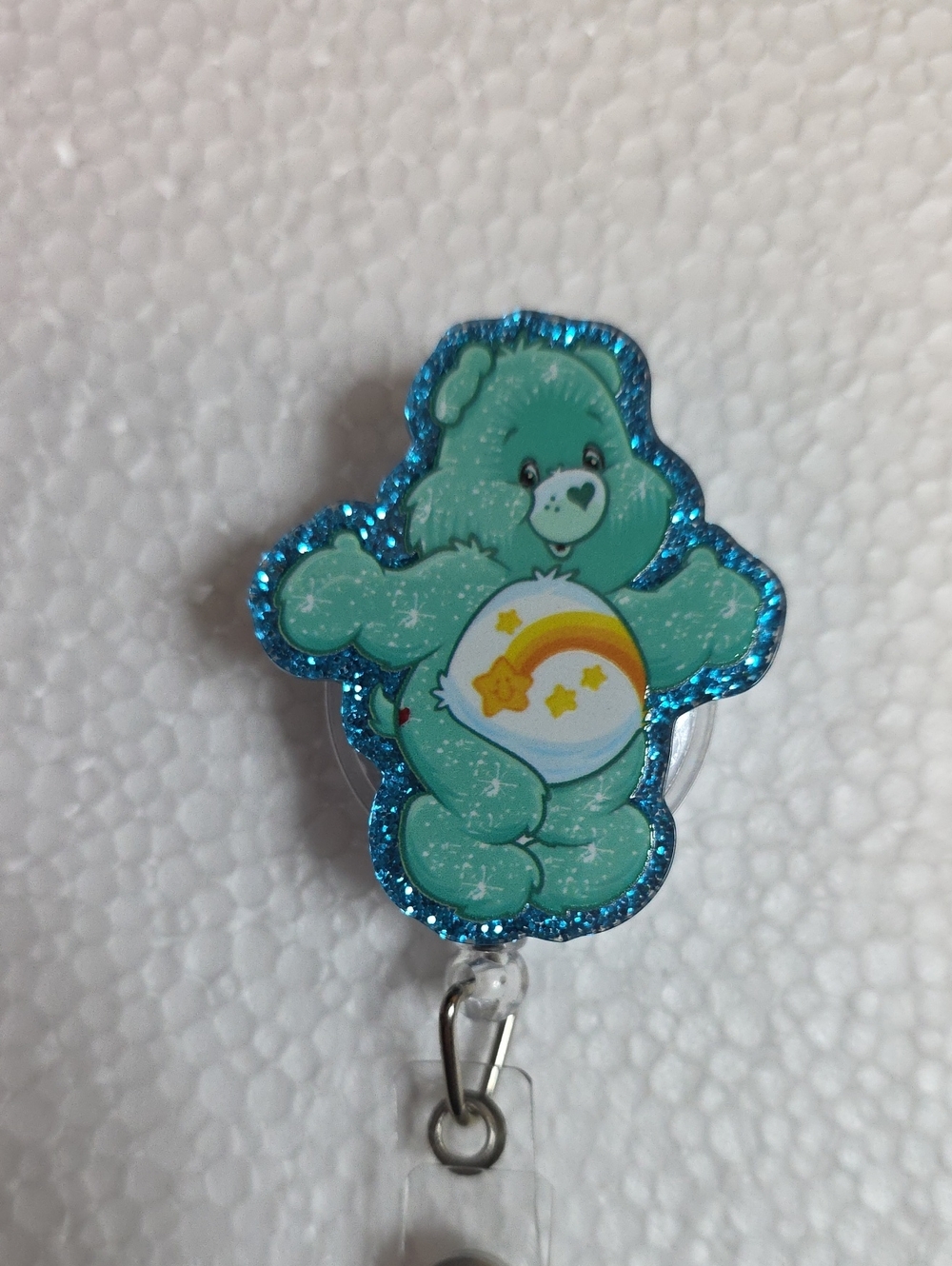 Wish Bear Badge Reel